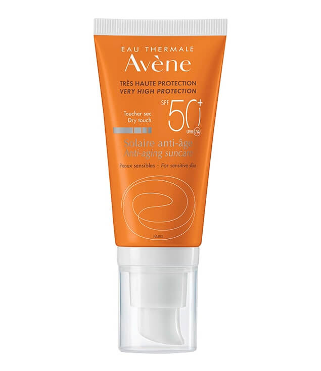 AVÈNE | SOLAIRE ANTI-ÂGE TRÈS HAUTE PROTECTION TOUCHER SEC SPF50+